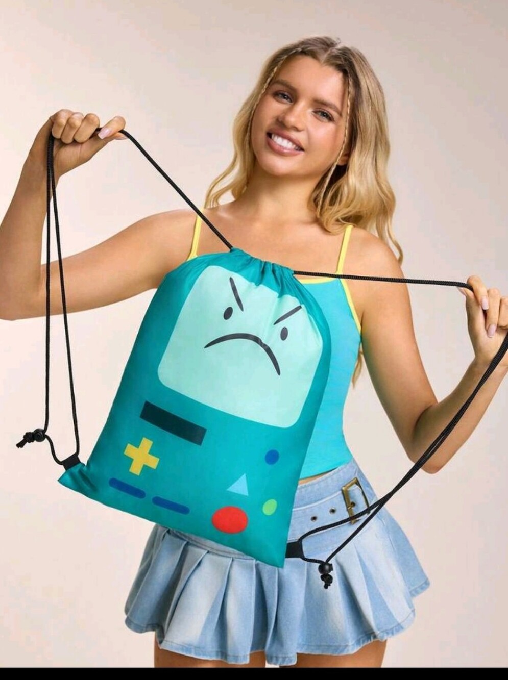 Bmo adventure Time Drawstring Backpack - Unbranded